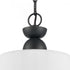 Elk Kistler 12 Inch Wide 1 Light Pendant in Charcoal Model: 68264/1
