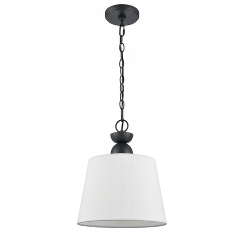 Elk Kistler 12 Inch Wide 1 Light Pendant in Charcoal Model: 68264/1