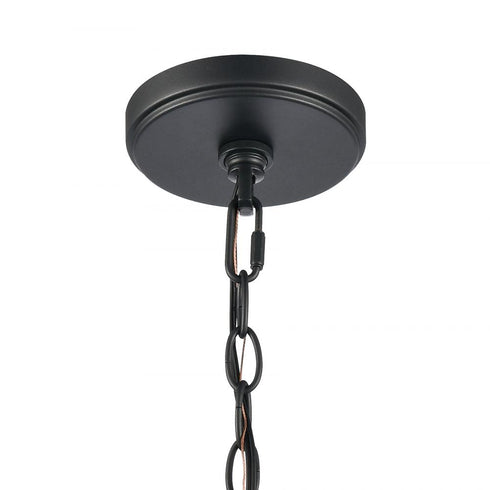 Elk Kistler 12 Inch Wide 1 Light Pendant in Charcoal Model: 68264/1