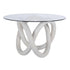 Elk Knotty Dining Table in White Model: H0075-9439