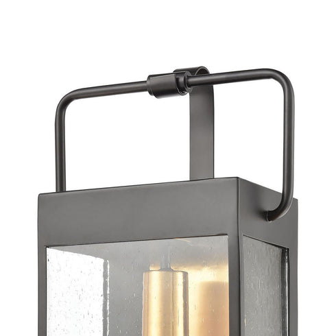 Elk Knowlton 1 Light SCONCE in Matte Black Brushed Brass Brushed Brass Finish Model: 46682/1