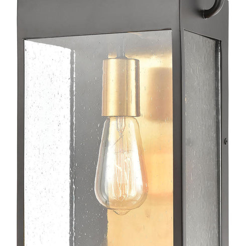 Elk Knowlton 1 Light SCONCE in Matte Black Brushed Brass Brushed Brass Finish Model: 46682/1
