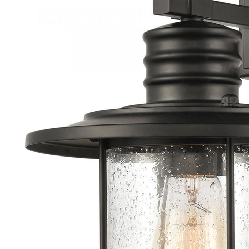 Elk Lakeshore Drive SCONCE in Matte Black Finish Model: 46401/1