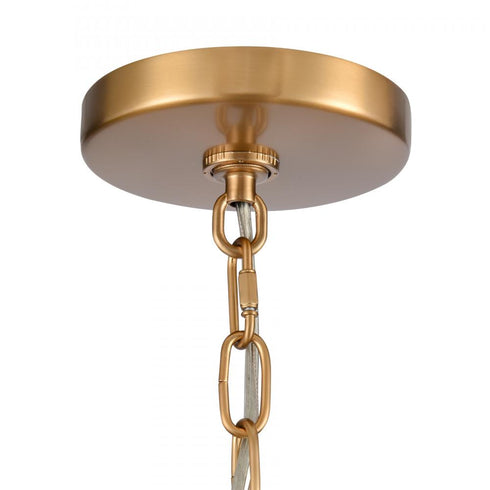 Elk Leo 22'' Wide 4 Light Pendant Brushed Gold Model: 89845/4