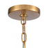 Elk Leo 22'' Wide 4 Light Pendant Brushed Gold Model: 89845/4