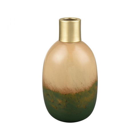 Elk Leona Vase Medium (2 pack) (2 pack) in Ochre Finish Model: S0014-10106