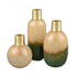 Elk Leona Vase Medium (2 pack) (2 pack) in Ochre Finish Model: S0014-10106