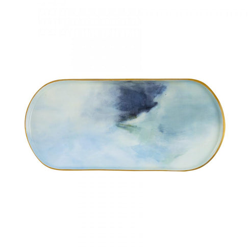 Elk Leonard BOWL TRAY in Pale Blue Finish Model: H0807-9242/S3