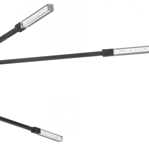Elk Light Streak 48.5 Inch Wide 8 Light Chandelier in Matte Black Model: 85037/LED