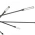 Elk Light Streak 55.5 Inch Wide 10 Light Chandelier in Matte Black Model: 85038/LED