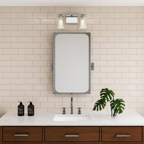 Elk Lightweave 15 Inch Wide 2 Light Vanity Light in Polished Nickel Model: 82181/2
