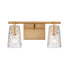 Elk Lightweave 15 Inch Wide 2 Light Vanity Light in Satin Brass Model: 82171/2