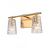 Elk Lightweave 15 Inch Wide 2 Light Vanity Light in Satin Brass Model: 82171/2