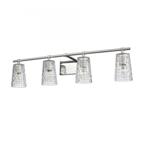 Elk Lightweave 32 Inch Wide 4 Light Vanity Light in Polished Nickel Model: 82183/4