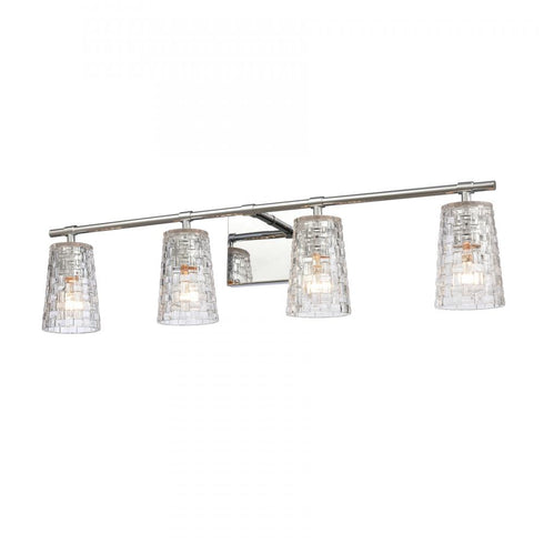 Elk Lightweave 32 Inch Wide 4 Light Vanity Light in Polished Nickel Model: 82183/4