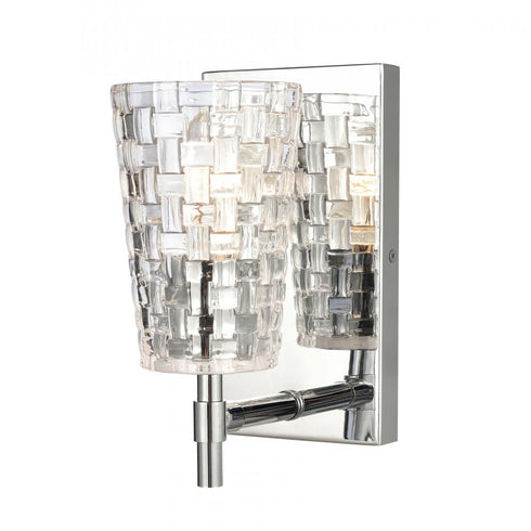 Elk Lightweave 4.75 Inch Wide 1 Light Vanity Light in Polished Nickel Model: 82180/1