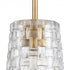 Elk Lightweave 5.5 Inch Wide 1 Light Mini Pendant in Satin Brass Model: 82175/1
