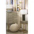 Elk Lilou PILLOW RUG TEXTILE POUF in Cream Finish Model: 920004
