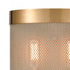 Elk Line in the Sand 2 Light SCONCE in Satin Brass Antique Silver Antique Silver Finish Model: D4335