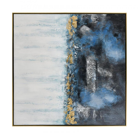 Elk Living Blues WALL ART in Blue Finish Model: S0016-8136