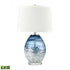 Elk Livingstone 25 Inch High 1 Light Table Lamp in Blue Includes LED Bulb Model: H0019-7999-LED