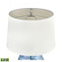 Elk Livingstone 25 Inch High 1 Light Table Lamp in Blue Includes LED Bulb Model: H0019-7999-LED