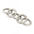 Elk Loop Chain ORNAMENTAL ACCESSORY in Silver Finish Model: S0807-8742