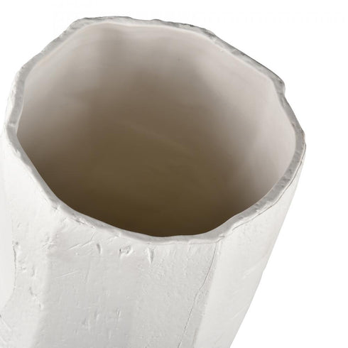 Elk Lore Vase Large in White Finish Model: H0017-10418