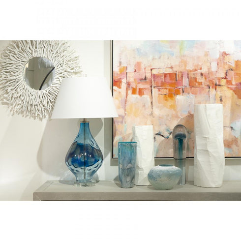 Elk Lore Vase Large in White Finish Model: H0017-10418