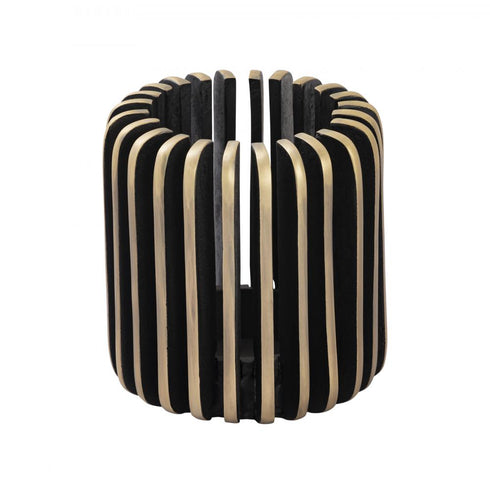 Elk Louver Hurricane Large in Antique Brass Finish Model: H0897-10485