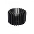 Elk Louver Hurricane Small (2 pack) (2 pack) in Black Finish Model: H0897-10484