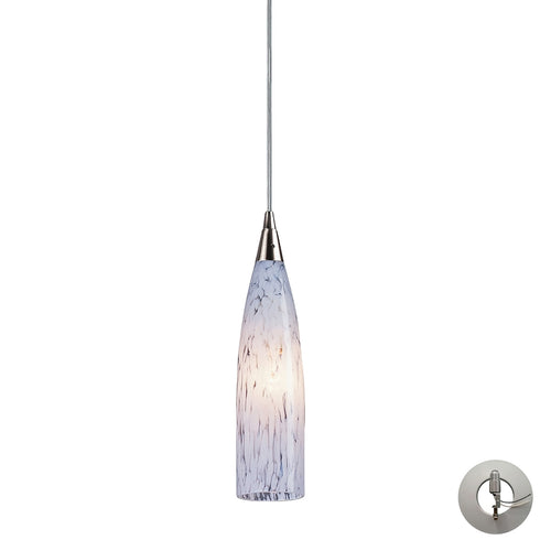 Elk Lungo MINI PENDANT in Satin Nickel Finish Model: 501-1SW-LA