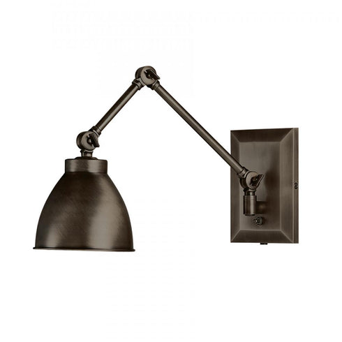 Elk Maggie 6.75 Inch High 1 Light Swingarm Sconce in Architectural Bronze Model: 8471-AR-MS