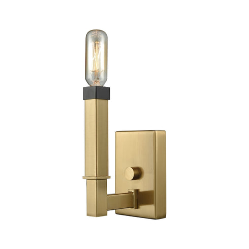 Elk Mandeville VANITY LIGHT in Oil Rubbed Bronze Satin Brass Satin Brass Finish Model: 67750/1