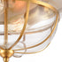 Elk Manhattan Boutique FLUSH MOUNT in Brushed Brass Finish Model: 46574/2