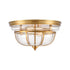 Elk Manhattan Boutique FLUSH MOUNT in Brushed Brass Finish Model: 46574/2