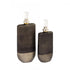 Elk Mara VASE JAR BOTTLE (2 pack) (2 pack) in Matte Brown Finish Model: H0807-8734/S2