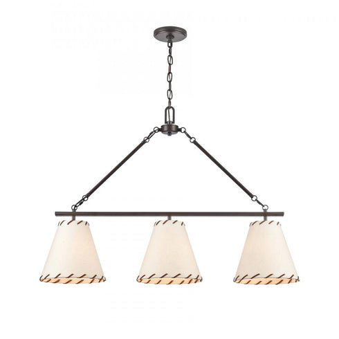 Elk Marion 36 Inch Wide 3 Light Chandelier in Oil Rubbed Bronze Model: 90272/3