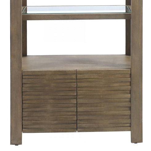 Elk Markham Bookshelf in Brown Finish Model: S0075-9452