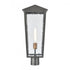 Elk Marquis 22.5 Inch High 1 Light Outdoor Post Light Matte Black Model: 89475/1