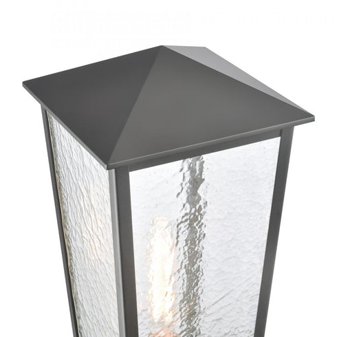 Elk Marquis 22.5 Inch High 1 Light Outdoor Post Light Matte Black Model: 89475/1