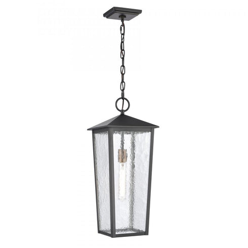 Elk Marquis 22 Inch High 1 Light Outdoor Hanging Light Matte Black Model: 89474/1