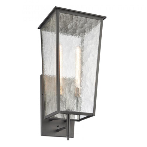 Elk Marquis 32 Inch High 2 Light Outdoor Sconce Matte Black Model: 89473/2