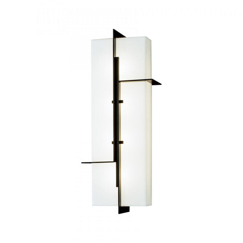 Elk Matrix 18 Inch High Integrated LED Outdoor Sconce in Matte Black Model: 1235-MB-AC