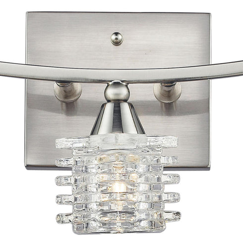 Elk Matrix VANITY LIGHT in Satin Nickel Finish Model: 17131/3