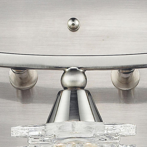 Elk Matrix VANITY LIGHT in Satin Nickel Finish Model: 17131/3