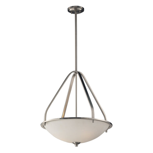 Elk Mayfield 3 Light PENDANT in Brushed Nickel Finish Model: 17144/3