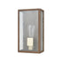 Elk McKenzie 1 Light SCONCE in Dark Wood Print Brushed Brass Brushed Brass Finish Model: 47130/1