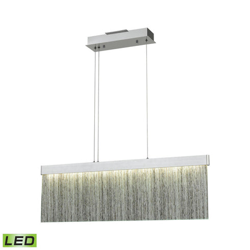 Elk Meadowland ISLAND LIGHT in Satin Aluminum Polished Chrome Polished Chrome Finish Model: 85112/LED