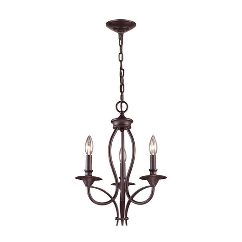 Elk Medford CHANDELIER in Oiled Bronze Finish Model: 61031-3